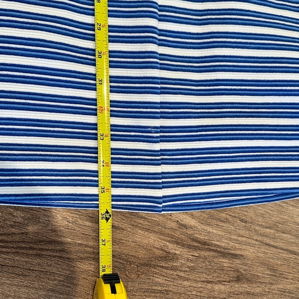 Lilly Pulitzer Briana Dress is Ottoman Stripe Bay Blue Size Small - Picture 10 of 10